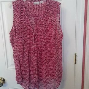 Sleeveless Blouse with string tee